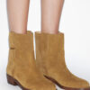 Botas Lylie Camargue de piel de becerro anteada Botas Lylie Camargue de piel de becerro anteada