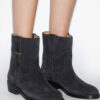 Botas Lylie Camargue de piel de becerro anteada Botas Lylie Camargue de piel de becerro anteada
