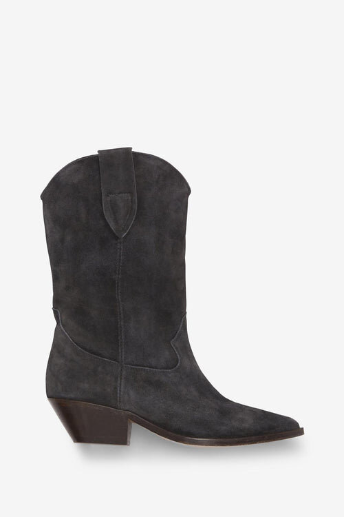 Botas vaqueras de piel de becerro anteada Duerto Botas vaqueras de piel de becerro anteada Duerto