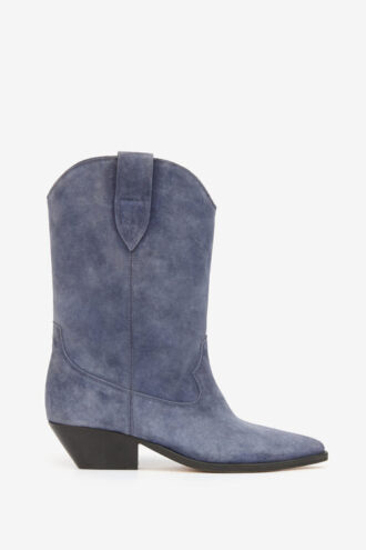 Botas vaqueras de piel de becerro anteada Duerto