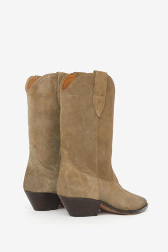 Botas vaqueras de piel de becerro anteada Duerto
