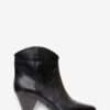 Botas vaqueras de tacón alto de piel Darizo Botas vaqueras de tacón alto de piel Darizo