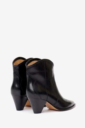 Botas vaqueras de tacón alto de piel Darizo Botas vaqueras de tacón alto de piel Darizo
