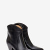 Botas vaqueras de tacón alto de piel Darizo Botas vaqueras de tacón alto de piel Darizo