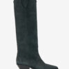 Botas vaqueras Denvee de piel de becerro anteada Botas vaqueras Denvee de piel de becerro anteada