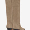 Botas vaqueras Denvee de piel de becerro anteada Botas vaqueras Denvee de piel de becerro anteada
