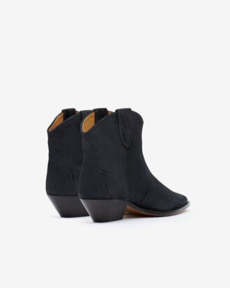Botas vaqueras Dewina de piel de becerro anteada Botas vaqueras Dewina de piel de becerro anteada