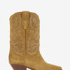 Botas vaqueras Duerto de piel de becerro anteada bordada Botas vaqueras Duerto de piel de becerro anteada bordada