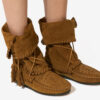 Botas Winki de piel trenzada y ante Botas Winki de piel trenzada y ante