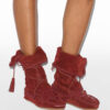 Botas Winki de piel trenzada y ante Botas Winki de piel trenzada y ante