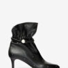 Botines de piel con tachuelas Forla Botines de piel con tachuelas Forla