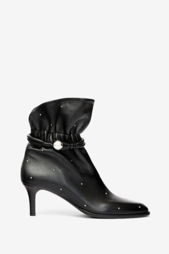 Botines de piel con tachuelas Forla
