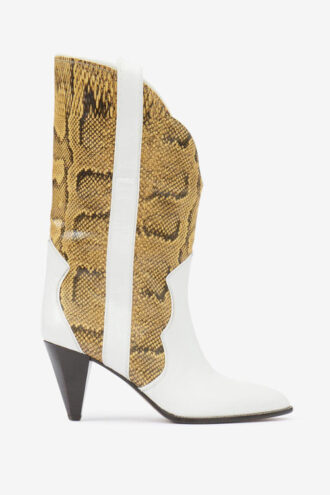 Botines de piel estampada Witney