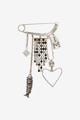 Broche Abby con colgantes