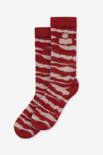 Calcetines con estampado de cebra Shona