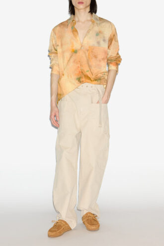 Camisa de algodón estampada Yacine