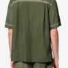 Camisa de gasa de algodón bordada Zekim
