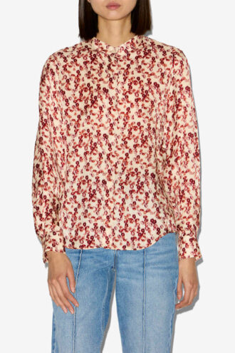 Camisa Ilda con estampado jacquard