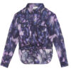 Camisa Nathy de voile de algodón estampada con lazo Camisa Nathy de voile de algodón estampada con lazo