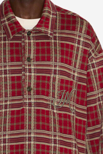 Camisa Orelien con estampado a cuadros