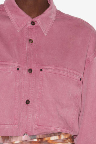 Camisa Raquel de jersey descolorido