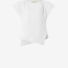Camiseta asimétrica acolchada Sebani