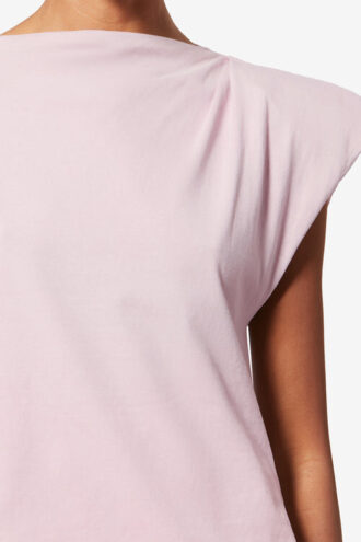 Camiseta asimétrica de algodón Sebani