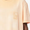 Camiseta de algodón descolorida de manga corta Honoré
