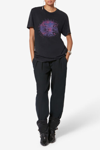Camiseta de algodón estampada Zoeline