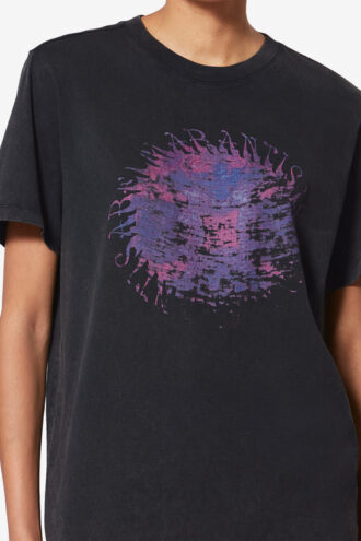 Camiseta de algodón estampada Zoeline
