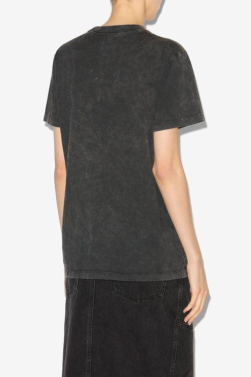 Camiseta de algodón estampada Zoeline Camiseta de algodón estampada Zoeline