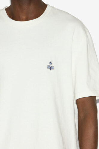 Camiseta de algodón Hugo con logotipo bordado