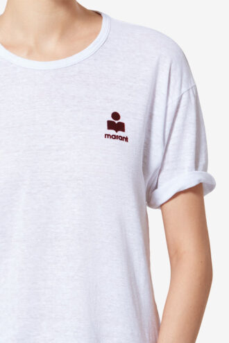 Camiseta de lino Koldia con logotipo