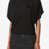Camiseta de lino Kyanzae con logotipo Camiseta de lino Kyanzae con logotipo