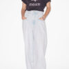 Camiseta de lino Zewel con logotipo