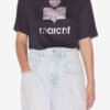 Camiseta de lino Zewel con logotipo
