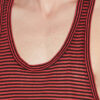 Camiseta de tirantes de lino a rayas Darius