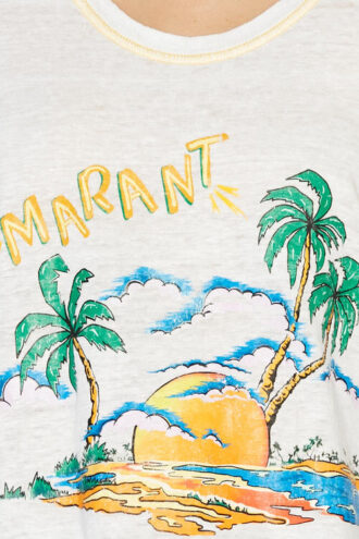 Camiseta sin mangas Arielle de lino