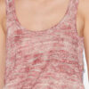 Camiseta sin mangas de lino estampada Thea Camiseta sin mangas de lino estampada Thea