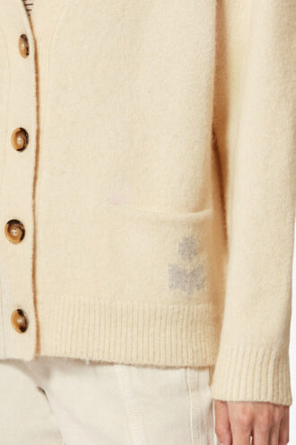 Cardigan de alpaca Eborah con logotipo Cardigan de alpaca Eborah con logotipo
