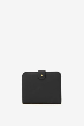 Cartera de piel suave con tachuelas Oskan
