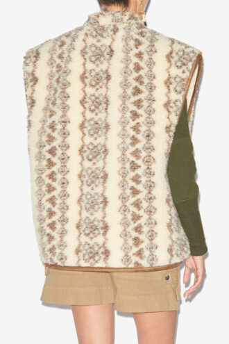 Chaleco estilo piel de oveja Maximilia