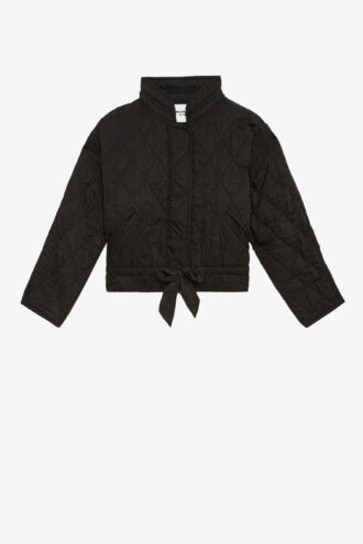 Chaqueta acolchada de satén Zakiane