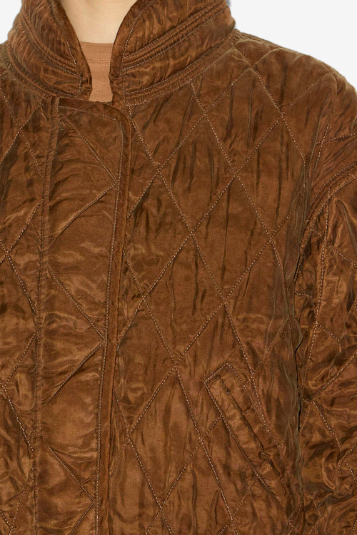 Chaqueta acolchada de satén Zakiane Chaqueta acolchada de satén Zakiane