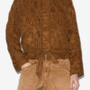 Chaqueta acolchada de satén Zakiane Chaqueta acolchada de satén Zakiane