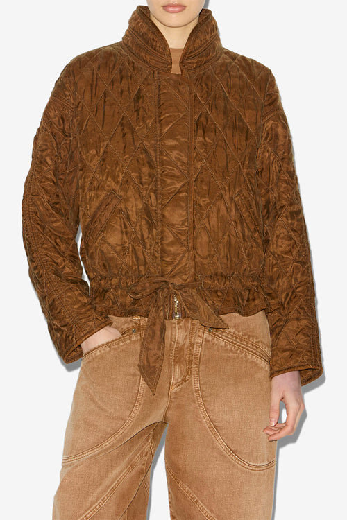 Chaqueta acolchada de satén Zakiane Chaqueta acolchada de satén Zakiane