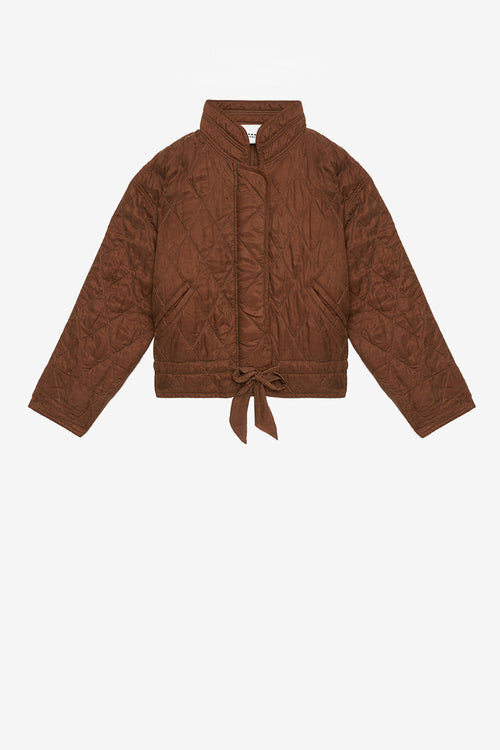 Chaqueta acolchada de satén Zakiane Chaqueta acolchada de satén Zakiane