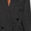 Chaqueta blazer cruzada con cuello de solapa de Klero Chaqueta blazer cruzada con cuello de solapa de Klero