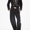 Chaqueta corta de terciopelo bordada Hady Chaqueta corta de terciopelo bordada Hady