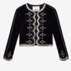 Chaqueta corta de terciopelo bordada Hady Chaqueta corta de terciopelo bordada Hady